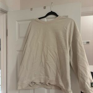 Daily Drills Cream Pullover